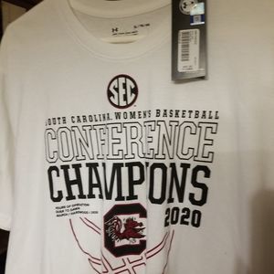 Underarmour SC Gamecocks women's Basketball Conference Champs 2020 XL w Tags